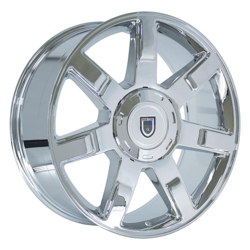 OE Wheels CA80 22x9 6x139.7 31et Chrome Wheel - View 3