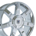 OE Wheels CA80 22x9 6x139.7 31et Chrome Wheel
