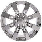 OE Wheels CA82 20x8.5 6x139.7 31et Chrome Wheel - View 2