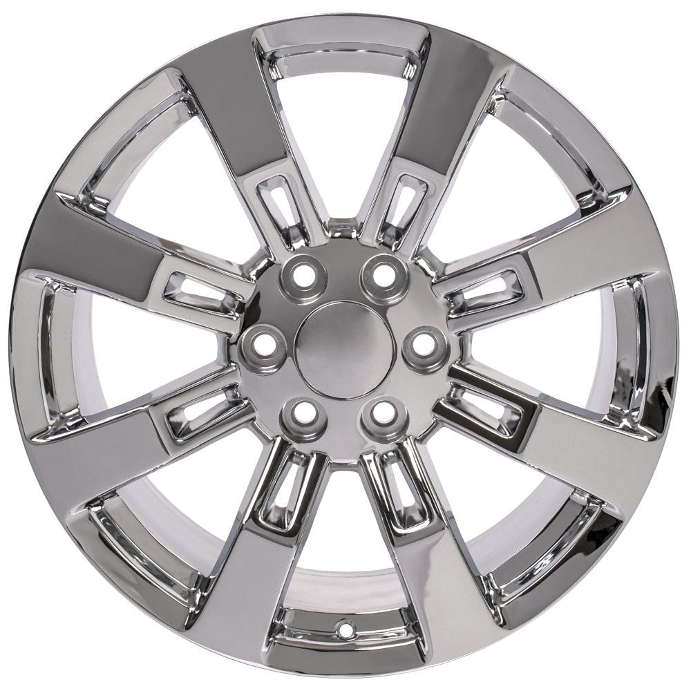 OE Wheels CA82 20x8.5 6x139.7 31et Chrome Wheel - View 2