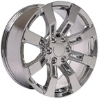 OE Wheels CA82 20x8.5 6x139.7 31et Chrome Wheel - View 3