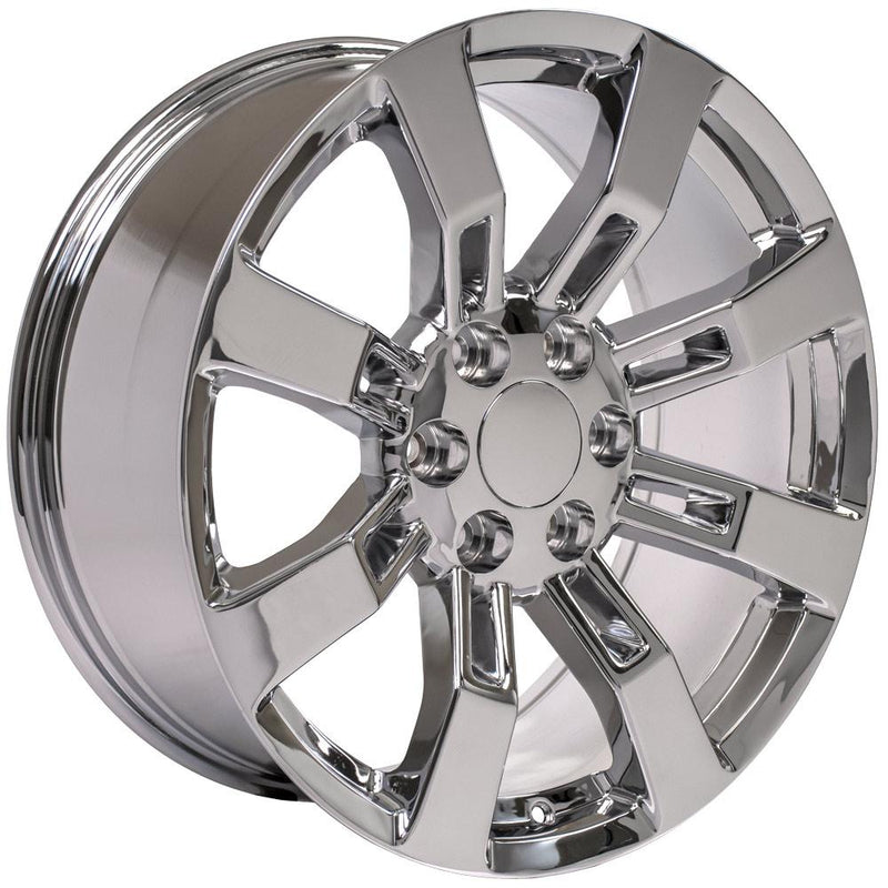 OE Wheels CA82 20x8.5 6x139.7 31et Chrome Wheel - View 3