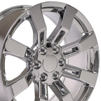 OE Wheels CA82 20x8.5 6x139.7 31et Chrome Wheel