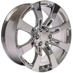 OE Wheels CA82 22x9 6x139.7 31et Chrome Wheel - View 3