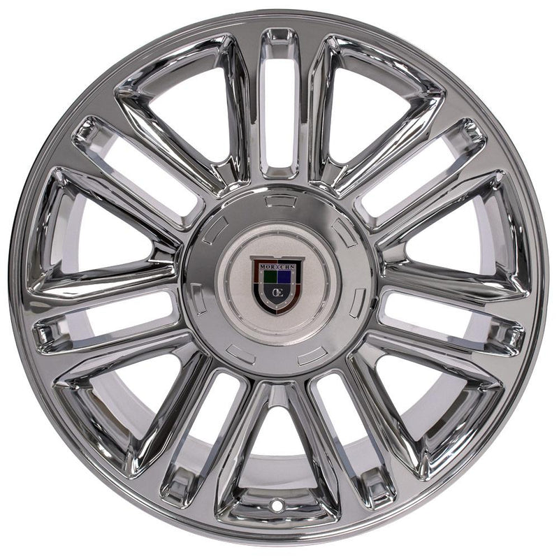 OE Wheels CA83 22x9 6x139.7 31et Chrome Wheel - View 2
