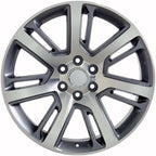 OE Wheels CA88 22x9 6x139.7 31et Gloss Gunmetal Machined Wheel - View 3