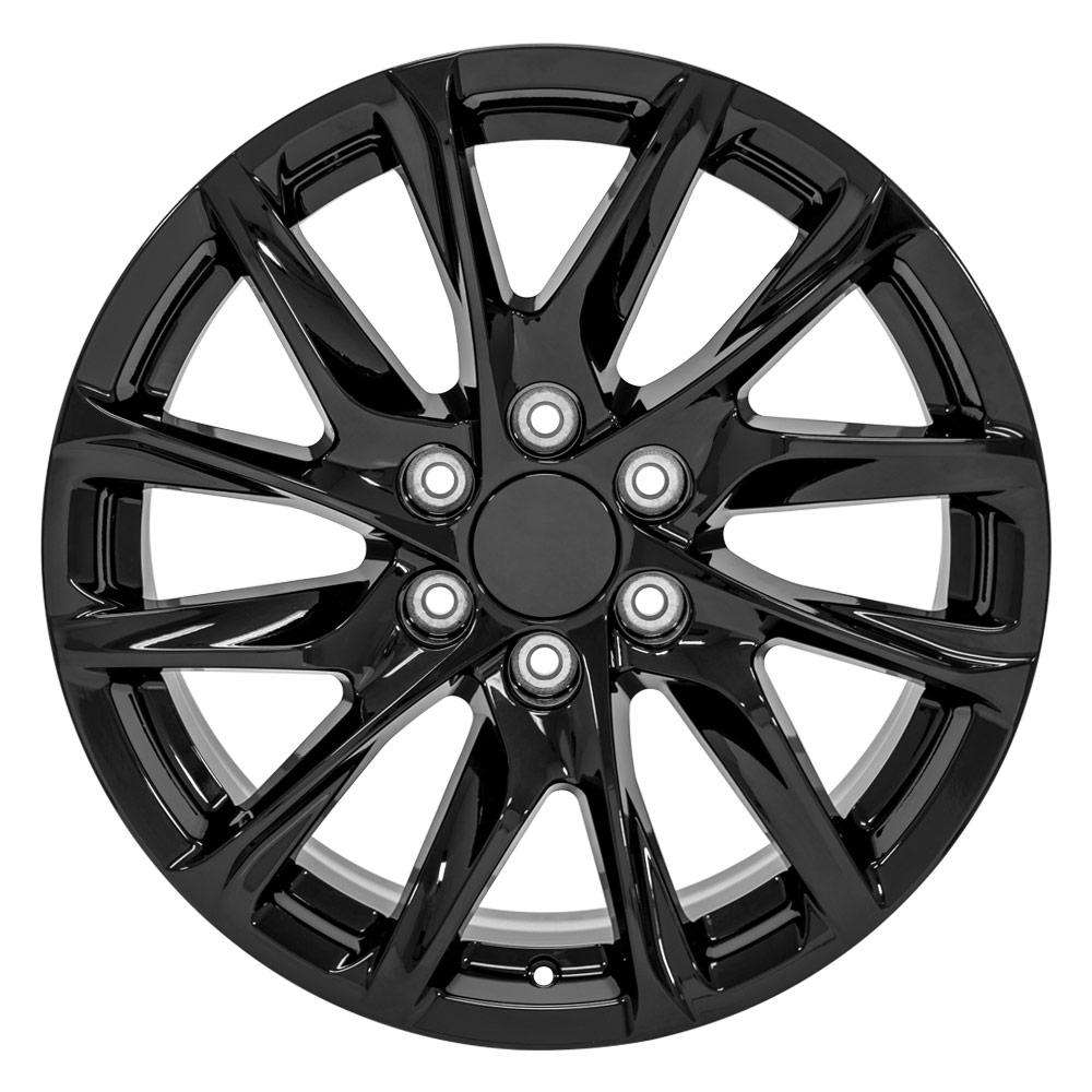 OE Wheels CA90 20x9 6x139.7 28et Gloss Black Wheel - View 2