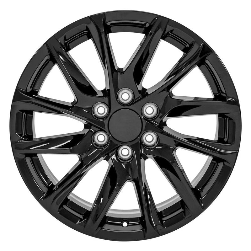 OE Wheels CA90 20x9 6x139.7 28et Gloss Black Wheel - View 2