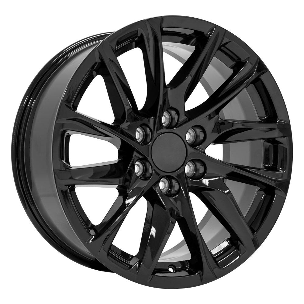 OE Wheels CA90 20x9 6x139.7 28et Gloss Black Wheel - View 3