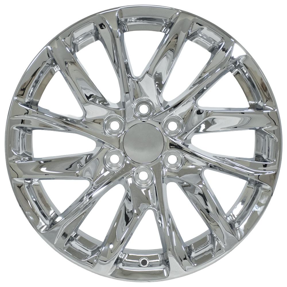 OE Wheels CA90 20x9 6x139.7 28et Chrome Wheel - View 2