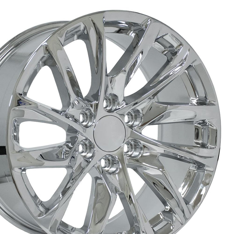 OE Wheels CA90 20x9 6x139.7 28et Chrome Wheel