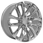 OE Wheels CA90 22x9 6x139.7 28et Chrome Wheel - View 3