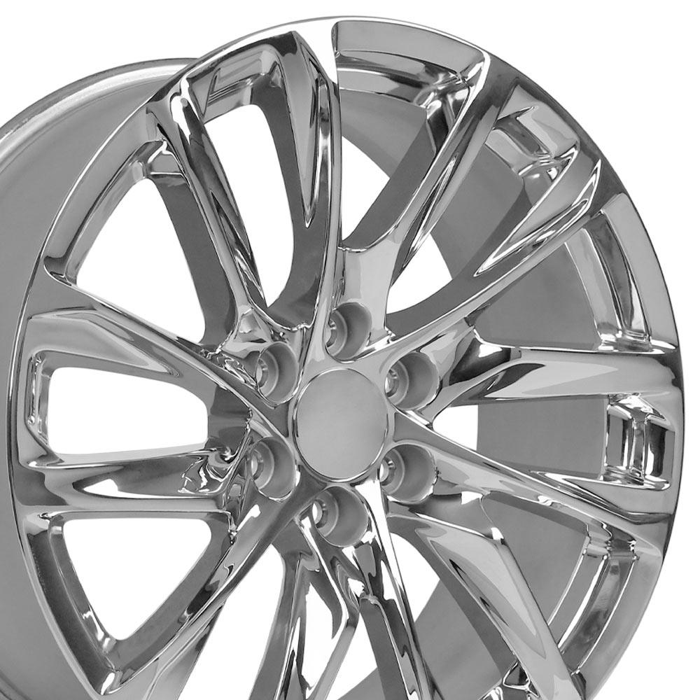 OE Wheels CA90 22x9 6x139.7 28et Chrome Wheel