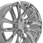 OE Wheels CA90 22x9 6x139.7 28et Chrome Wheel