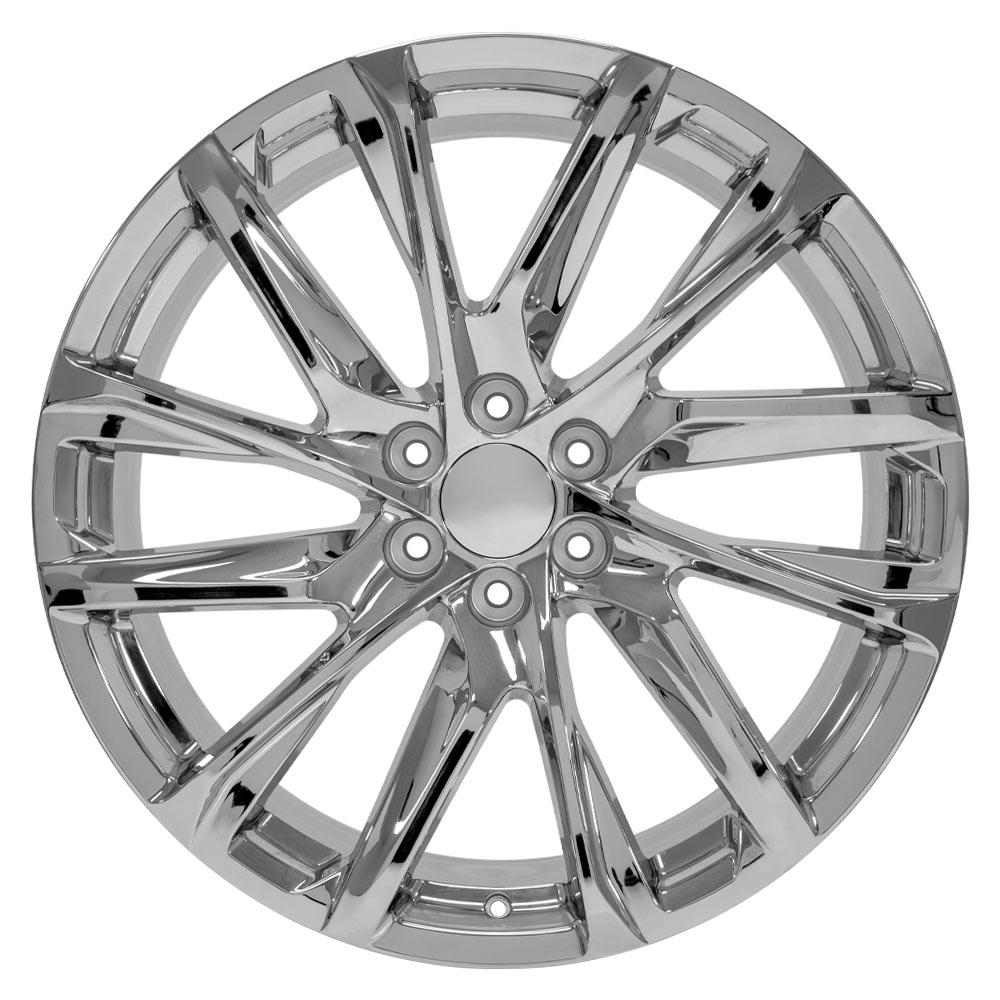 OE Wheels CA90 24x10 6x139.7 31et Chrome Wheel - View 2