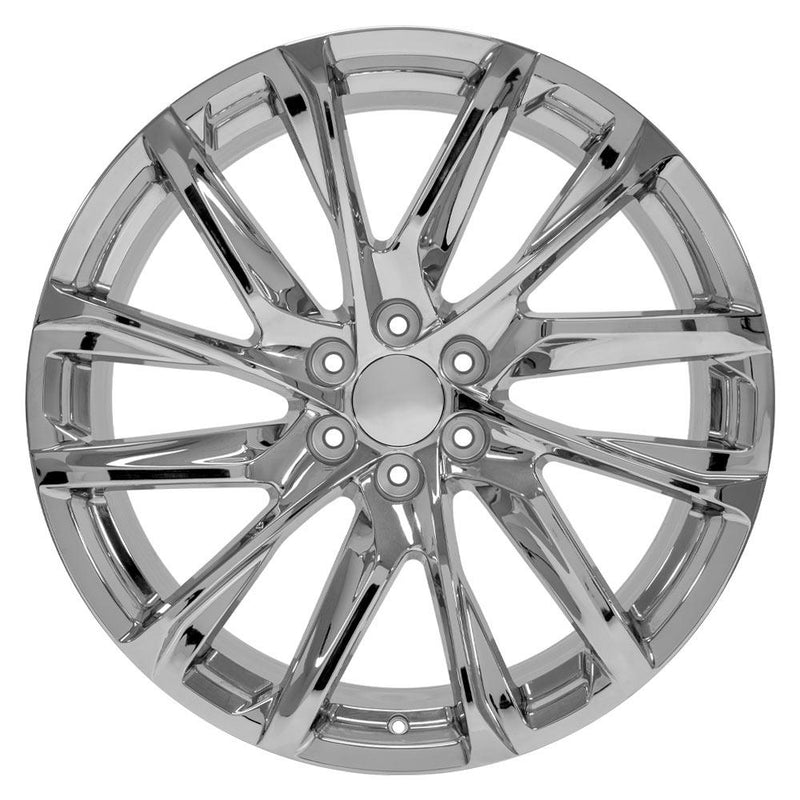 OE Wheels CA90 24x10 6x139.7 31et Chrome Wheel - View 2