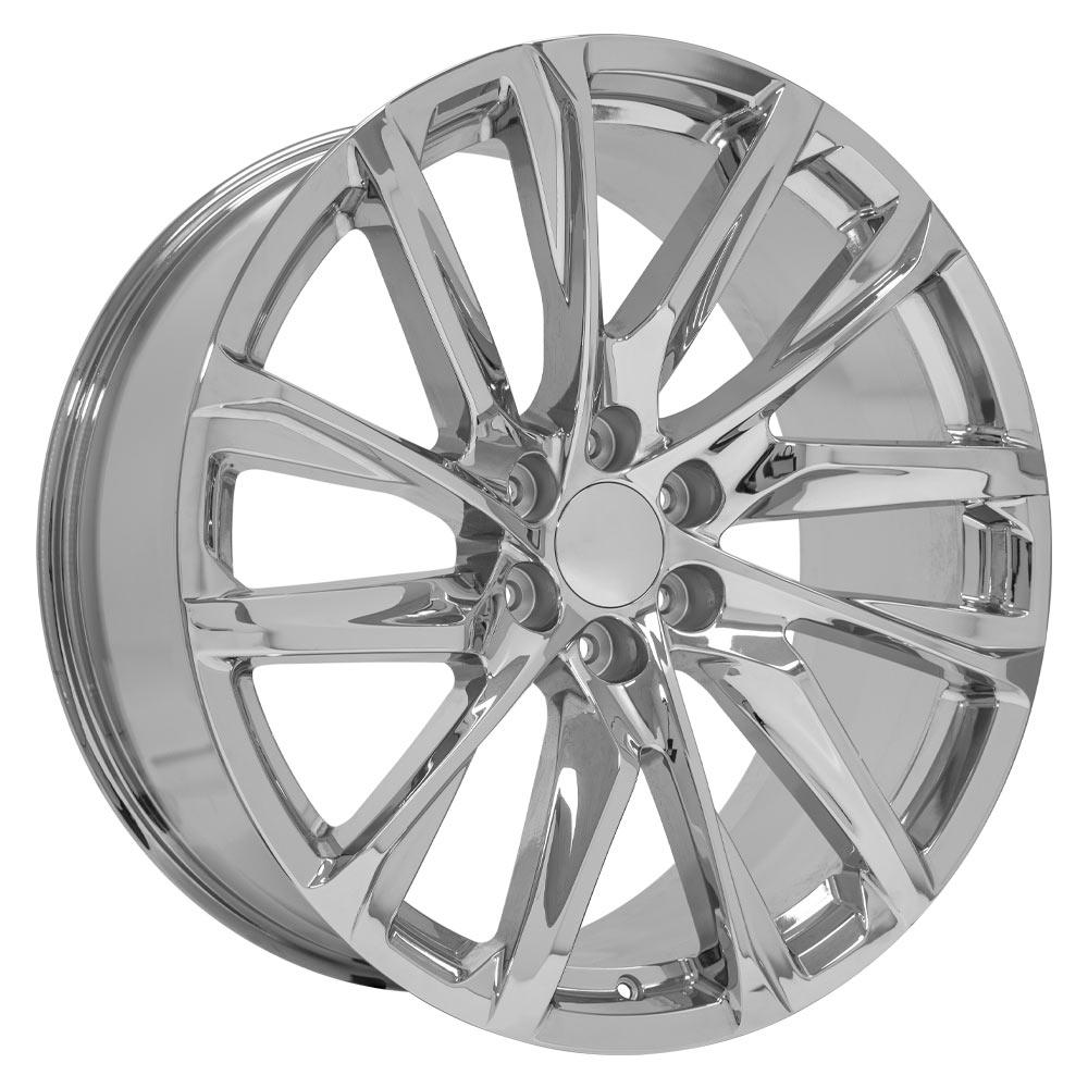 OE Wheels CA90 24x10 6x139.7 31et Chrome Wheel - View 3