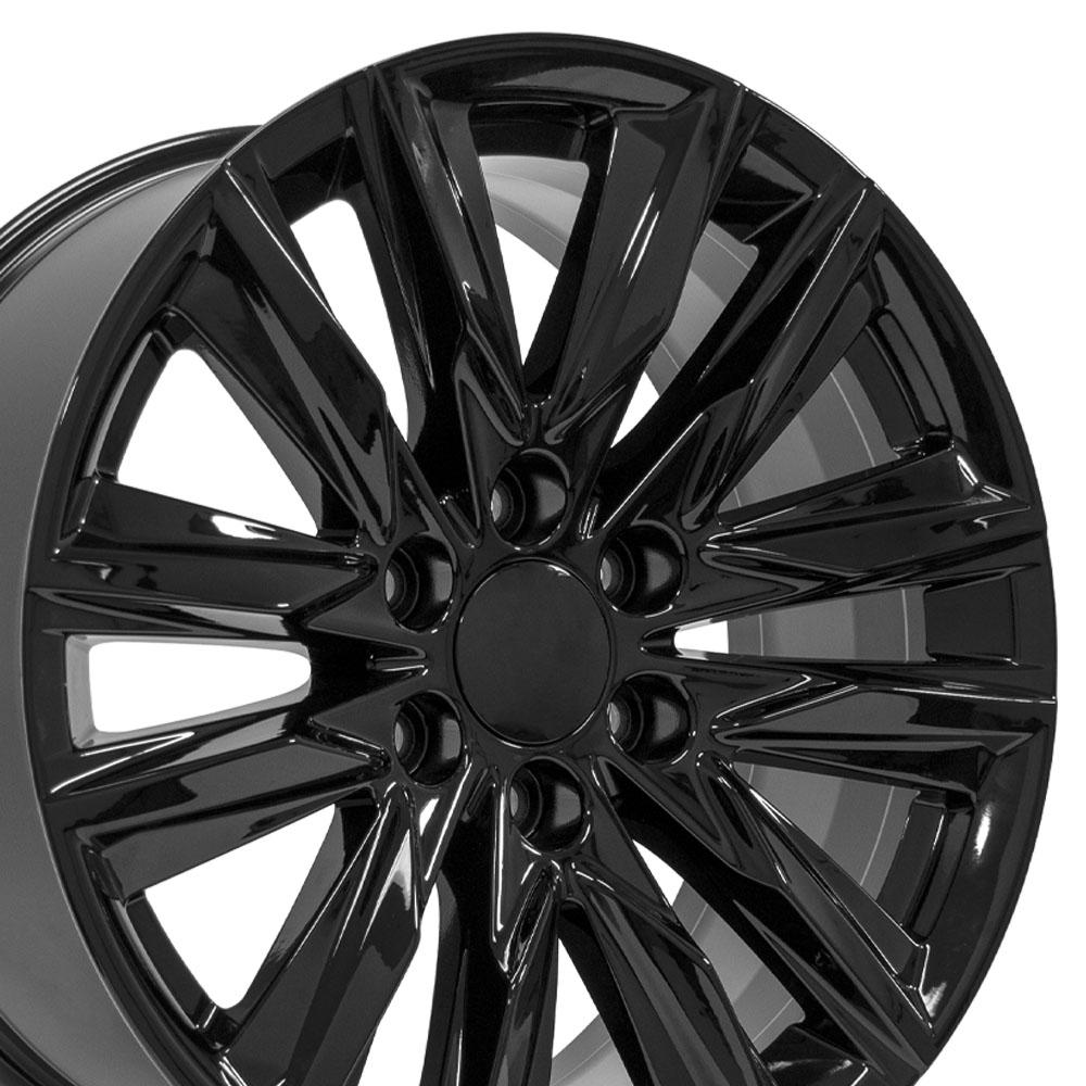 OE Wheels CA91 20x9 6x139.7 28et Gloss Black Wheel
