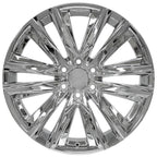 OE Wheels CA91 22x9 6x139.7 28et Chrome Wheel - View 2