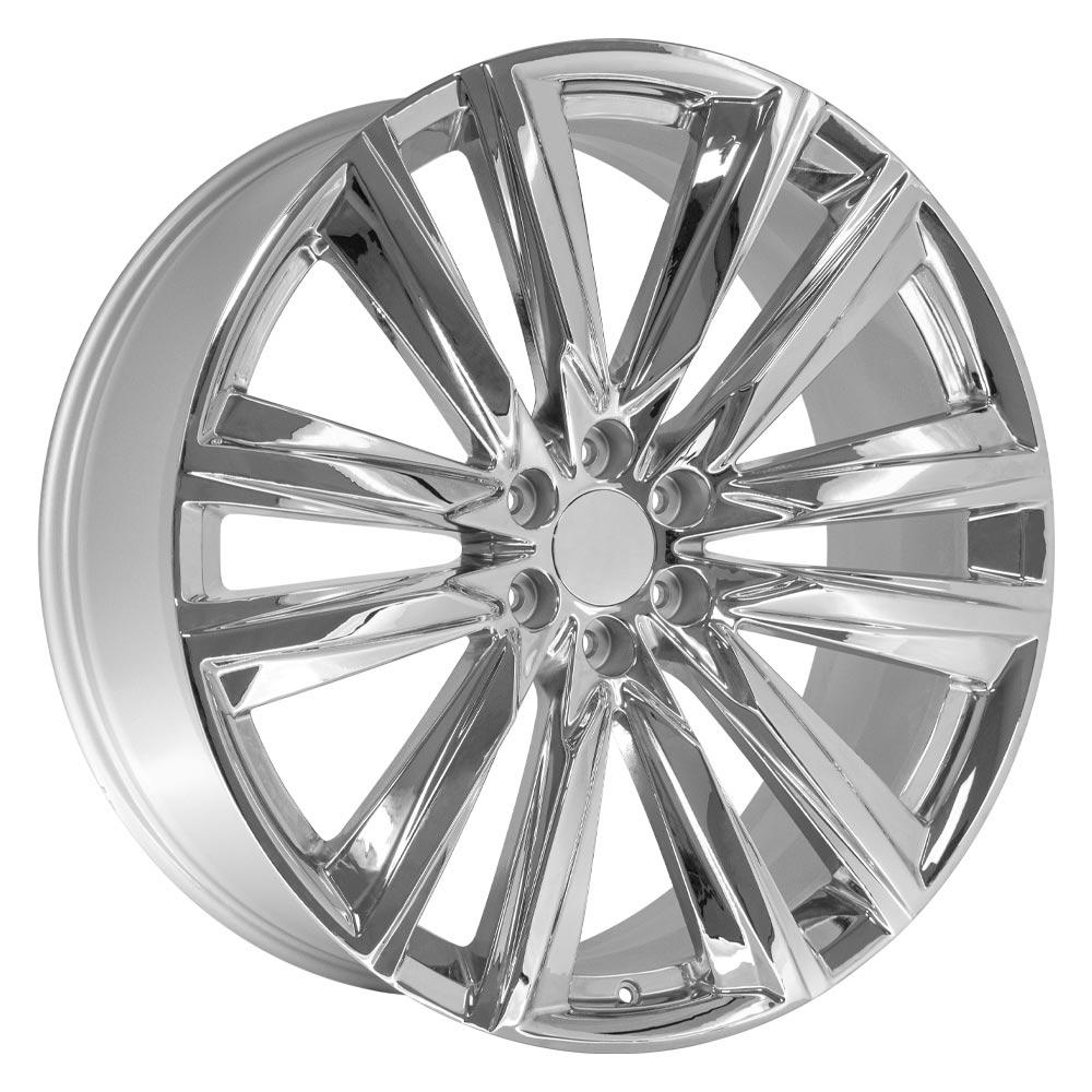OE Wheels CA91 26x10 6x139.7 31et Chrome Wheel - View 3