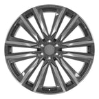 OE Wheels CA91 26x10 6x139.7 28et Gloss Gunmetal with Polished Face Wheel - View 2