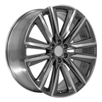 OE Wheels CA91 26x10 6x139.7 28et Gloss Gunmetal with Polished Face Wheel - View 3