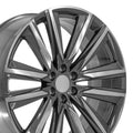 OE Wheels CA91 26x10 6x139.7 28et Gloss Gunmetal with Polished Face Wheel