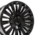 OE Wheels CA92 22x9 6x139.7 28et Gloss Black Wheel