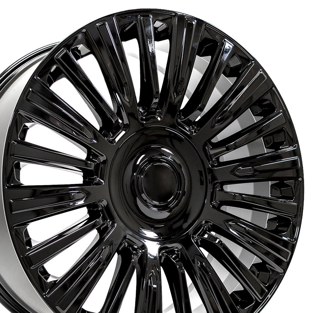 OE Wheels CA92 22x9 6x139.7 28et Gloss Black Wheel