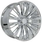 OE Wheels CA93 22x9 6x139.7 28et Chrome Wheel - View 3