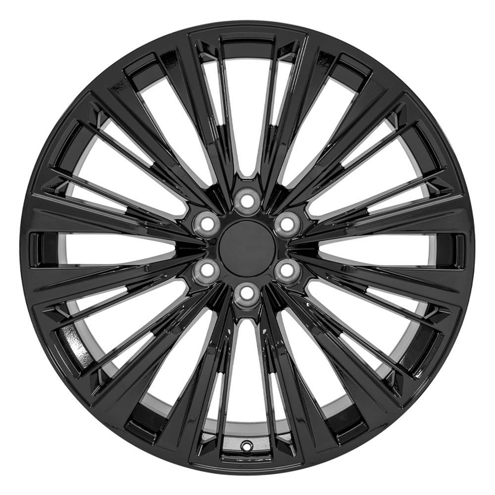 OE Wheels CA93 24x10 6x139.7 28et Gloss Black Wheel - View 2