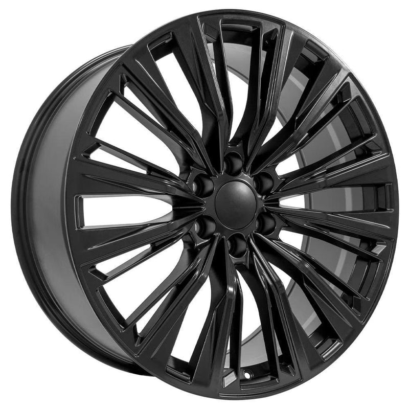 OE Wheels CA93 24x10 6x139.7 28et Satin Black Wheel - View 3