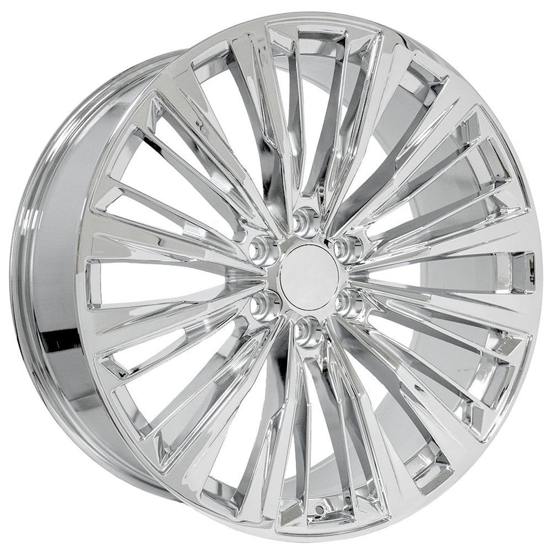 OE Wheels CA93 24x10 6x139.7 31et Chrome Wheel - View 3