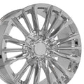 OE Wheels CA94 20x9 6x139.7 28et Chrome Wheel