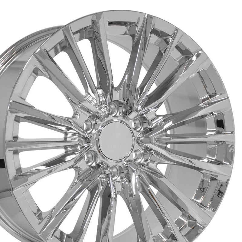 OE Wheels CA94 20x9 6x139.7 28et Chrome Wheel