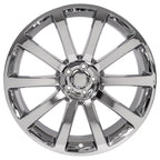 OE Wheels CL02 20x9 5x115 25.55et Chrome Wheel - View 2