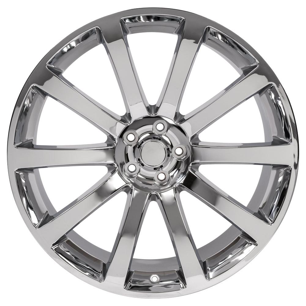 OE Wheels CL02 20x9 5x115 25.55et Chrome Wheel - View 2