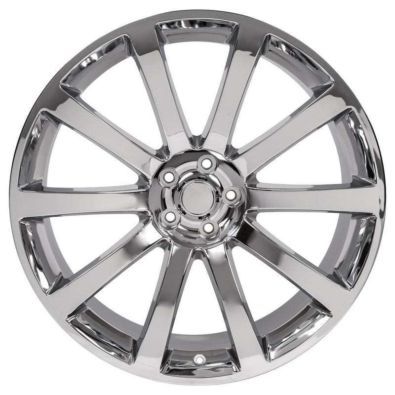 OE Wheels CL02 20x9 5x115 25.55et Chrome Wheel - View 2