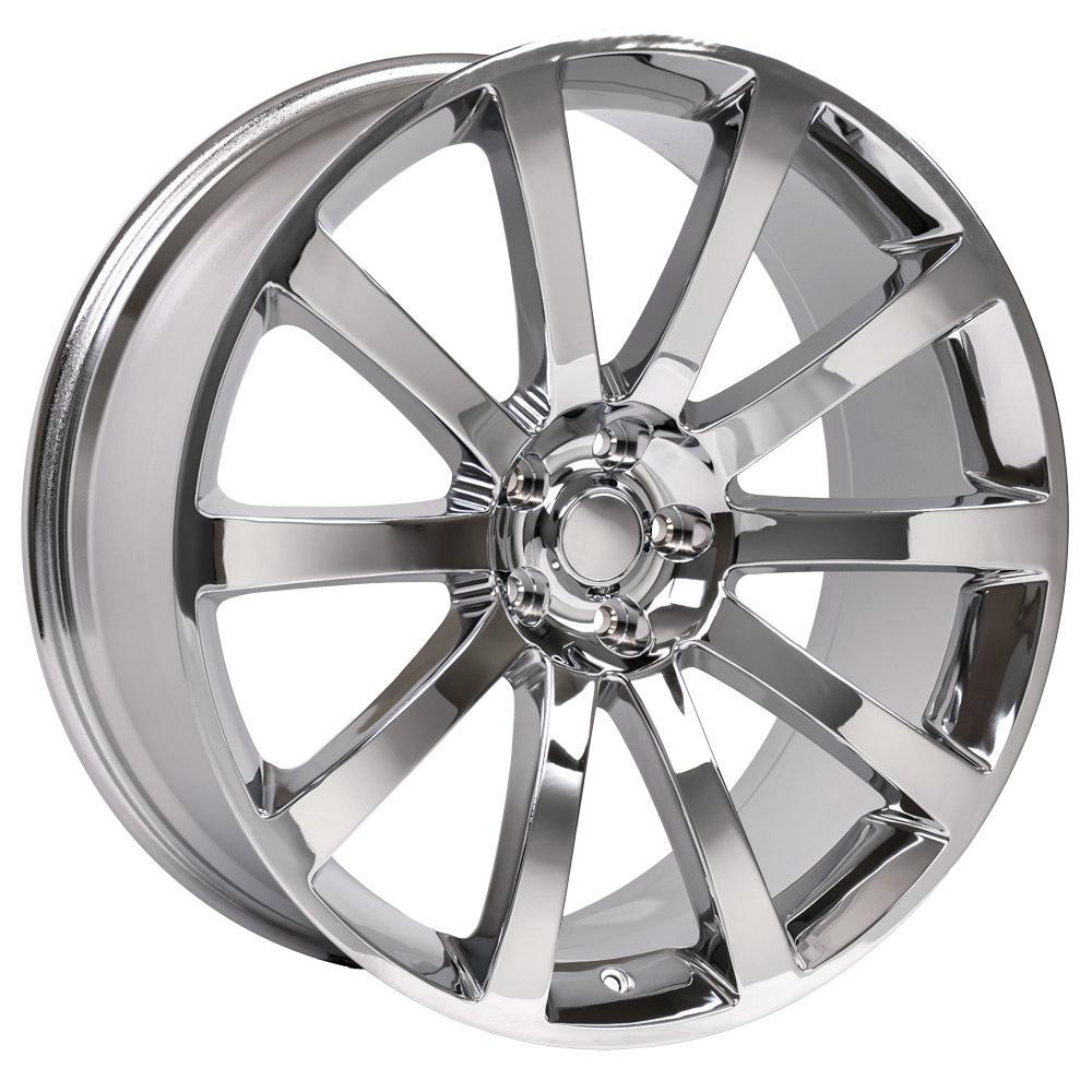 OE Wheels CL02 20x9 5x115 25.55et Chrome Wheel - View 3