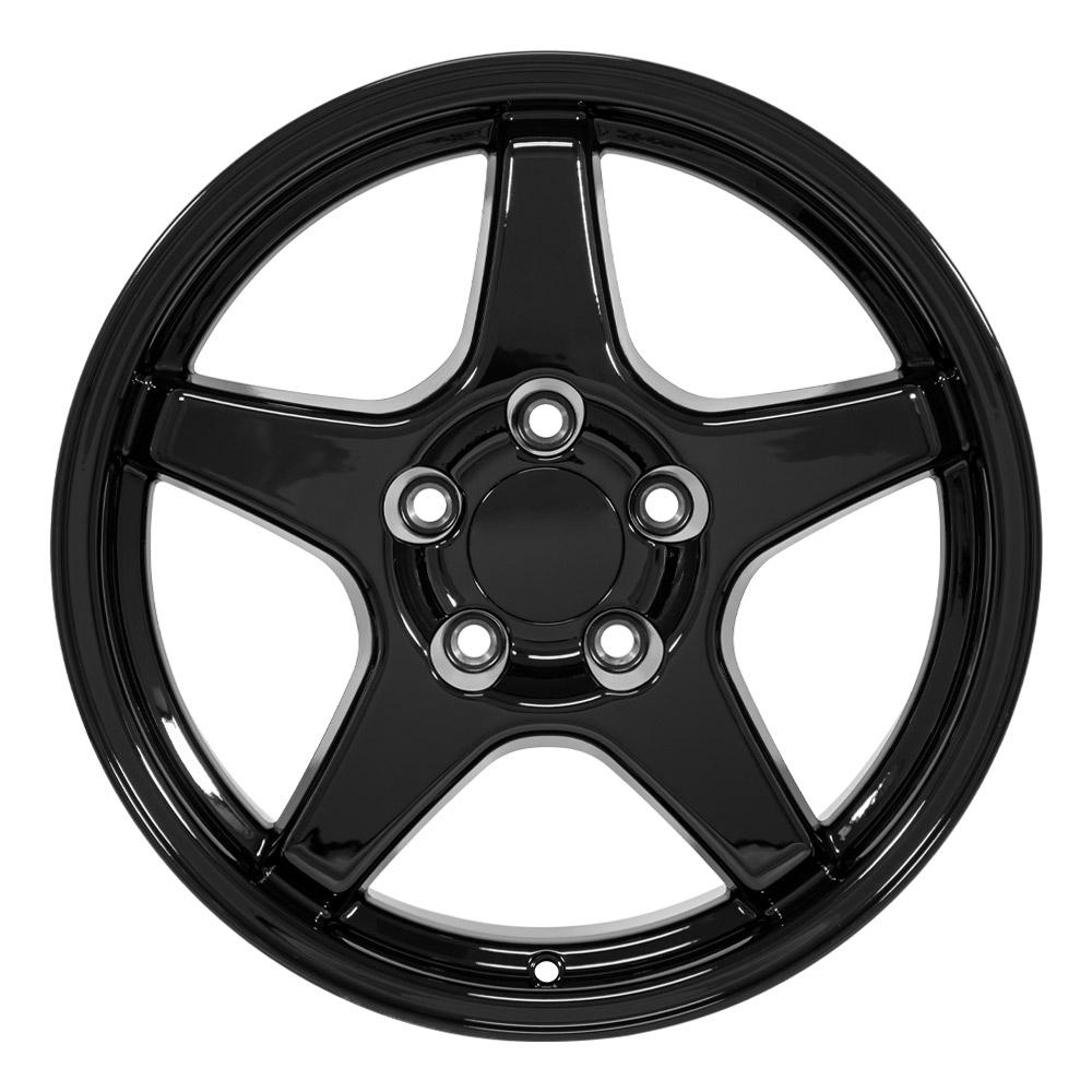 OE Wheels CV01 17x9.5 5x120.65 56et Gloss Black Wheel - View 2
