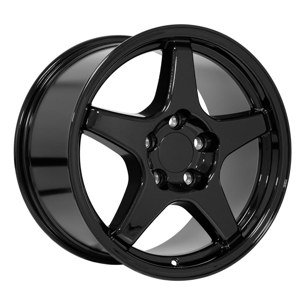 OE Wheels CV01 17x9.5 5x120.65 56et Gloss Black Wheel - View 3