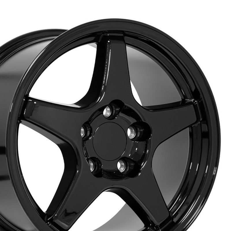OE Wheels CV01 17x9.5 5x120.65 56et Gloss Black Wheel