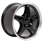 OE Wheels CV01 17x9.5 5x120.65 56et Gloss Black Machined Lip Wheel - View 3