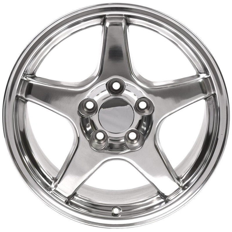 OE Wheels CV01 17x9.5 5x120.65 56et Polished Wheel - View 2