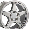 OE Wheels CV01 17x9.5 5x120.65 56et Polished Wheel