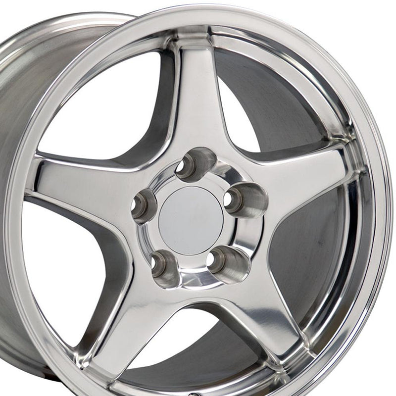 OE Wheels CV01 17x9.5 5x120.65 56et Polished Wheel