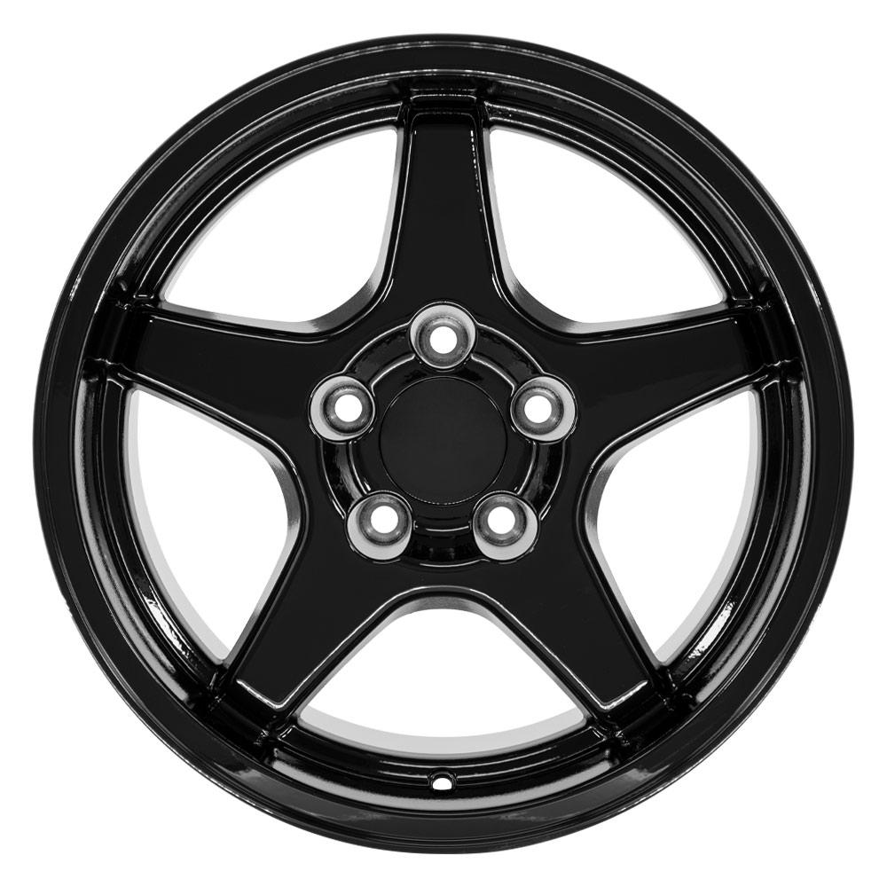 OE Wheels CV01 17x11 5x120.65 50et Gloss Black Wheel - View 2