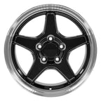 OE Wheels CV01 17x11 5x120.65 50et Gloss Black Machined Lip Wheel - View 2