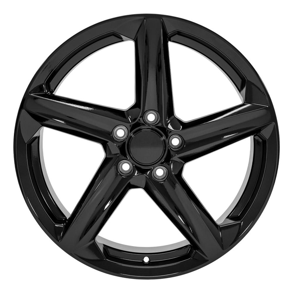 OE Wheels CV02D 19x8.5 5x120 52et Gloss Black Wheel - View 2