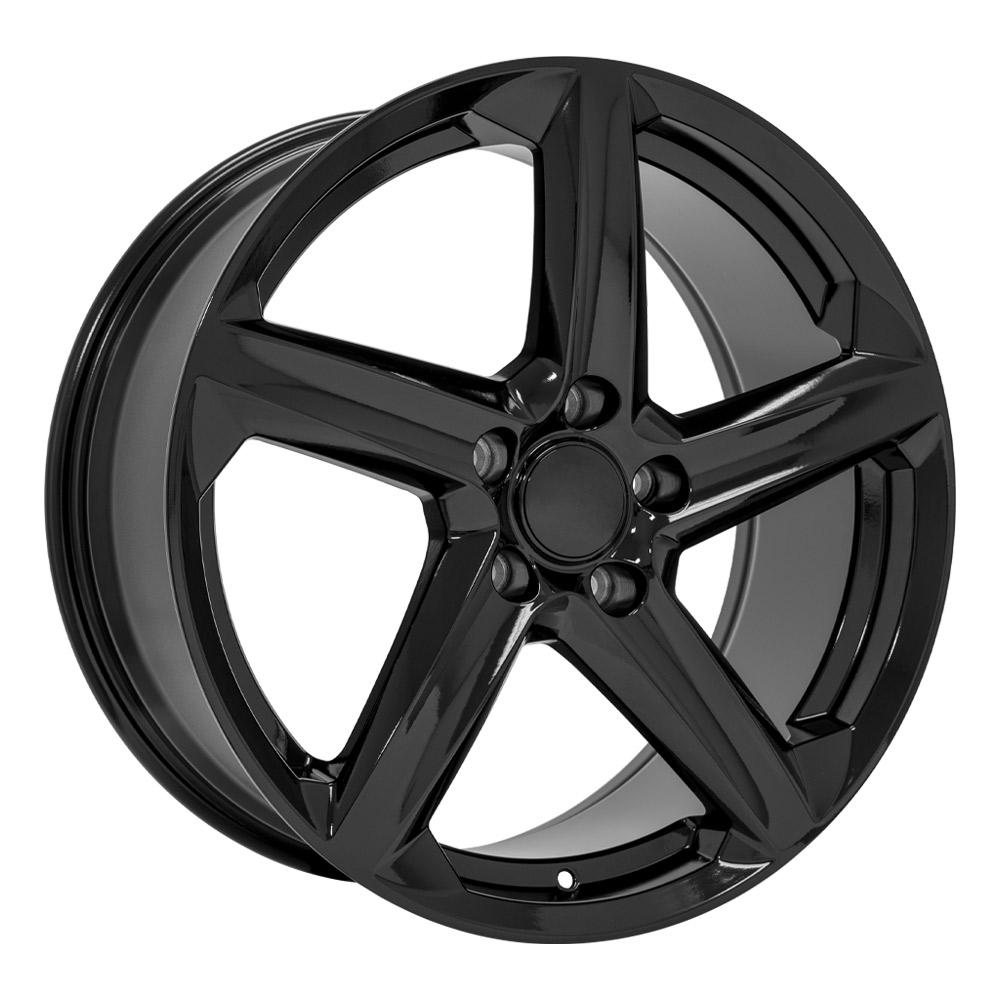 OE Wheels CV02D 19x8.5 5x120 52et Gloss Black Wheel - View 3